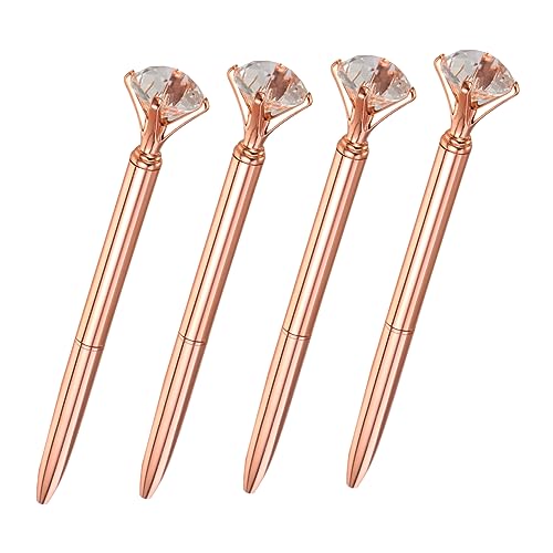 Operitacx 4Stücke Multifunktions Kugelschreiber Teilig Diamant Form Ergonomisches Design für Schule und Büro Reibungsloses Schreiben Premium Robuster Griff von Operitacx