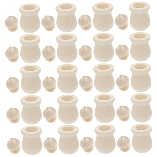 Operitacx 5 Boxen Unlackierte Holzgläser DIY Bastelset Kreativspielzeug Holzornamente Robust Dekorativ Für Kindergarten Wohnzimmer Büro Weihnachtsdeko Operitacx 5 Boxen Unlackierte Holzgläser DIY Bastelset Kreativspielzeug Holzornamente Robust Dekorativ Für Kindergarten Wohnzimmer Büro Weihnachtsdeko von Operitacx