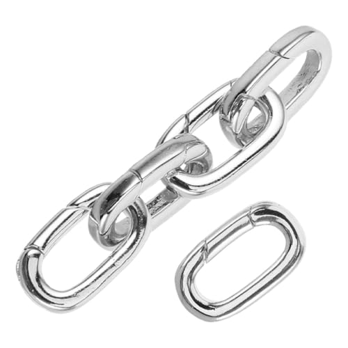 Operitacx 5 Ovale Halskettenverschlüsse Karabiner Armband Verbindungsverschlüsse Für Winzige Armband Karabiner DIY Schmuckherstellungszubehör von Operitacx