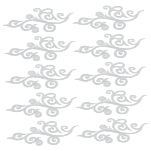 Operitacx 5 Paare Barock Wolken Stickapplikationen Bestickte Bügelaufnäher mit Kunstvollem Design Vielseitig für Hochzeitskleider Bühnenkostüme Chinesische Cheongsam und Diy Kleidung Operitacx 5 Paare Barock Wolken Stickapplikationen Bestickte Bügelaufnäher mit Kunstvollem Design Vielseitig für Hochzeitskleider Bühnenkostüme Chinesische Cheongsam und Diy Kleidung von Operitacx