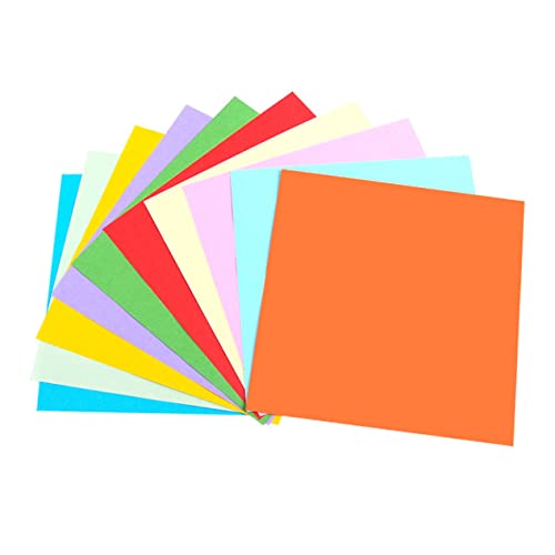 Operitacx 5 Packungen Buntes Origami Papier Doppelseitiges Faltbares Papier für Diy Bastelprojekte Zufällige Farben für Kunsthandwerk und Dekoration Zufällige Farbe von Operitacx