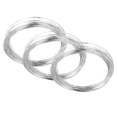 Operitacx 5 Rollen Aluminiumdraht À Flexibler Schmuckdraht für Diy Bastelarbeiten für Schmuckherstellung Bonsai Beadings und Kreative Handwerksprojekte Silber Operitacx 5 Rollen Aluminiumdraht À Flexibler Schmuckdraht für Diy Bastelarbeiten für Schmuckherstellung Bonsai Beadings und Kreative Handwerksprojekte Silber von Operitacx
