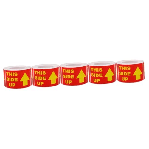 Operitacx 5 Rollen Transportwarnetiketten Caution Stickers und Strapazierfähig für Sichere Paketwarnungen für Versand Hinweiszeichen Operitacx 5 Rollen Transportwarnetiketten Caution Stickers und Strapazierfähig für Sichere Paketwarnungen für Versand Hinweiszeichen von Operitacx