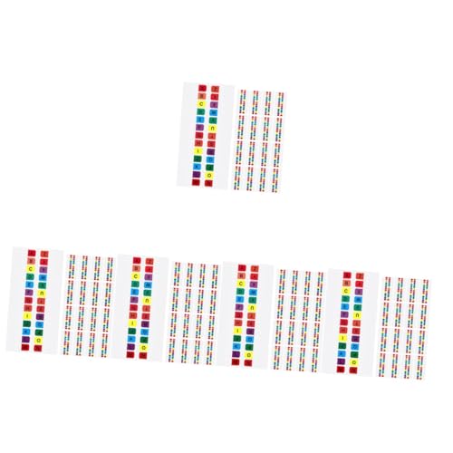 Operitacx 5 Sätze Alphabetische Farbige Registerkarten Selbstklebende Notizmarker Für Effektive Dateikategorisierung Und Notizen Für Schule Und Büro 30 Blätter * 5 Operitacx 5 Sätze Alphabetische Farbige Registerkarten Selbstklebende Notizmarker Für Effektive Dateikategorisierung Und Notizen Für Schule Und Büro 30 Blätter * 5 von Operitacx