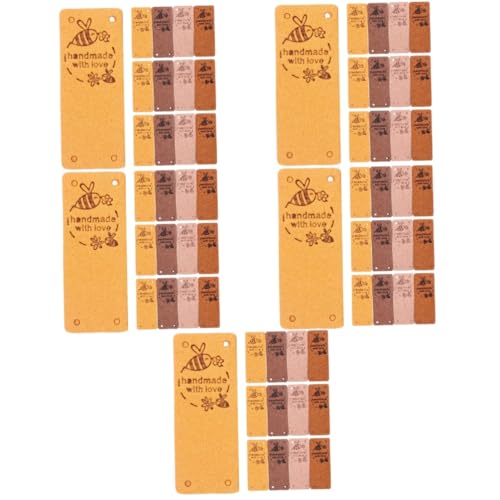Operitacx 5 Sätze Handgemachte Woven Labels Bunte Drucklabels Für Kleidung Taschen Und Diy Projekte Gelb Schokolade Hautfarbe Und Dunkelbraun Strapazierfähig Und Elegant Für 40 Stück * 5 Operitacx 5 Sätze Handgemachte Woven Labels Bunte Drucklabels Für Kleidung Taschen Und Diy Projekte Gelb Schokolade Hautfarbe Und Dunkelbraun Strapazierfähig Und Elegant Für 40 Stück * 5 von Operitacx