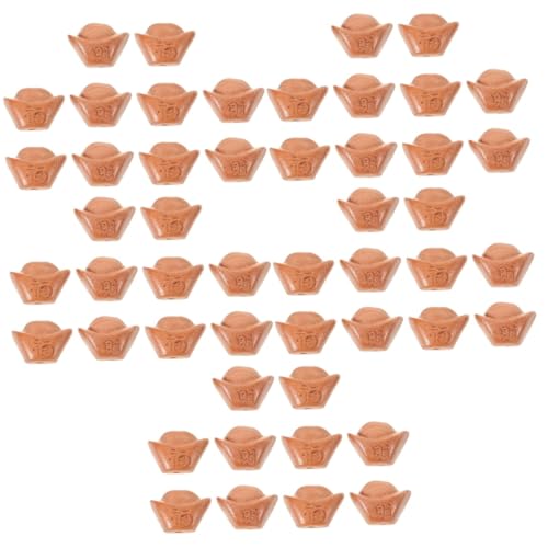 Operitacx 5 Sätze Holzperlen Diy Spacer Beads Ingots Für Schmuck Basteln Und Kreative Projekte Langlebigem Holz Für Armbänder Und 10 Stück * 5 von Operitacx