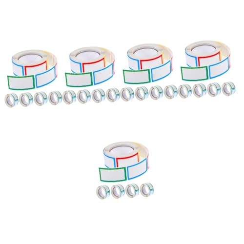 Operitacx 5 Sätze Selbstklebende Etiketten Für Flaschen Bunte Leere Aufkleber Für Diy Beschriftungen Für Gewürzgläser Vorratsdosen Und Kreative Projekte 5 Rollen * 5 Operitacx 5 Sätze Selbstklebende Etiketten Für Flaschen Bunte Leere Aufkleber Für Diy Beschriftungen Für Gewürzgläser Vorratsdosen Und Kreative Projekte 5 Rollen * 5 von Operitacx
