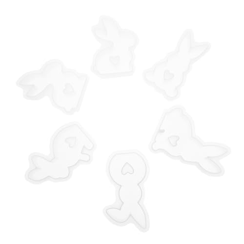 Operitacx 5 Sätze Silikonform Für Diy Kerzen Osterkaninchen Gießform Vielseitig Einsetzbar Für Kerzengießen Fondant Und Handwerksprojekte Einfach Zu Reinigen Und Langlebig 6 Stücke * 5 von Operitacx