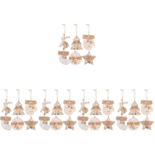 Operitacx 5 Sätze Teiliges Weihnachtsbaum Holz Anhänger Dekoration Mischstil Xmas Deko Für Festliche Und Fröhliches Beisammensein 6 Stück * 5 Operitacx 5 Sätze Teiliges Weihnachtsbaum Holz Anhänger Dekoration Mischstil Xmas Deko Für Festliche Und Fröhliches Beisammensein 6 Stück * 5 von Operitacx