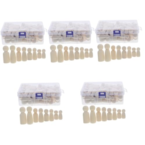 Operitacx 5 Sätze Unvollendete Holzfiguren Peg Dolls Zum Basteln Diy Holzpuppen Zum Anmalen Für Dekoration Und Bastelprojekte 50 Stück * 5 Operitacx 5 Sätze Unvollendete Holzfiguren Peg Dolls Zum Basteln Diy Holzpuppen Zum Anmalen Für Dekoration Und Bastelprojekte 50 Stück * 5 von Operitacx