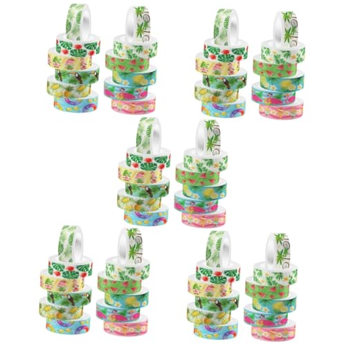 Operitacx 5 Sätze Washi Tape Für Scrapbooking Dekoratives Klebeband Für Diy Projekte Selbstklebend Vielseitig Einsetzbar Für Journaling Und Geschenkpäckchen 12 Rollen * 5 von Operitacx