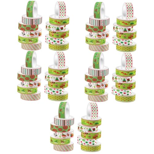 Operitacx 5 Sätze Weihnachts Washi Tape Dekorative Scrapbooking Bänder Für Diy Projekte Transparentes Klebeband Für Weihnachten Zum Verzieren Von Planern Und Journals 12 Rollen * 5 Operitacx 5 Sätze Weihnachts Washi Tape Dekorative Scrapbooking Bänder Für Diy Projekte Transparentes Klebeband Für Weihnachten Zum Verzieren Von Planern Und Journals 12 Rollen * 5 von Operitacx