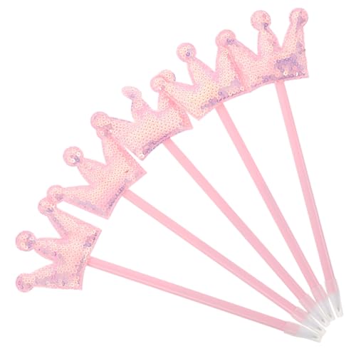 Operitacx 5 Stück Glitzer-kugelschreiber mit Kronen-motiv Glitzernde Cartoon-gelstifte für Mädchen Leichte Schreibstifte für Schule Büro Partygeschenke Vielseitig und Handlich Operitacx 5 Stück Glitzer-kugelschreiber mit Kronen-motiv Glitzernde Cartoon-gelstifte für Mädchen Leichte Schreibstifte für Schule Büro Partygeschenke Vielseitig und Handlich von Operitacx