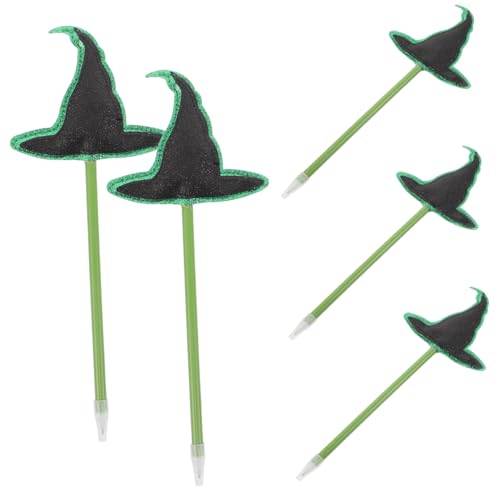 Operitacx 5 Stück Halloween Kugelschreiber mit Hexenhut Langlebige Zauberstab Stifte für Festliche Schreibutensilien als Partygeschenk Schulbelohnung und DIY Zubehör Operitacx 5 Stück Halloween Kugelschreiber mit Hexenhut Langlebige Zauberstab Stifte für Festliche Schreibutensilien als Partygeschenk Schulbelohnung und DIY Zubehör von Operitacx