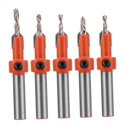 Operitacx 5 Stück Holzbearbeitungsstufe Holzbearbeitungs -Countersink -Bohrerbits Holzlochbohrer Senkbohrer Bohrerbits für Holz Holzbearbeitungsbohrer Fasenbohrer -Tool Plastikspray Operitacx 5 Stück Holzbearbeitungsstufe Holzbearbeitungs -Countersink -Bohrerbits Holzlochbohrer Senkbohrer Bohrerbits für Holz Holzbearbeitungsbohrer Fasenbohrer -Tool Plastikspray von Operitacx