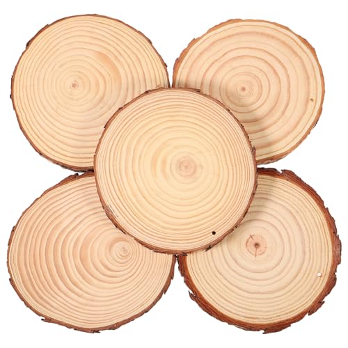 Operitacx 5 Stück Holzscheiben Für Heimwerkerarbeiten Unbehandelte 14–15 Cm Große Runde Holzscheiben Zum Bemalen Von Untersetzern – Rustikale Heimdekoration Fotografie Requisiten Operitacx 5 Stück Holzscheiben Für Heimwerkerarbeiten Unbehandelte 14–15 Cm Große Runde Holzscheiben Zum Bemalen Von Untersetzern – Rustikale Heimdekoration Fotografie Requisiten von Operitacx