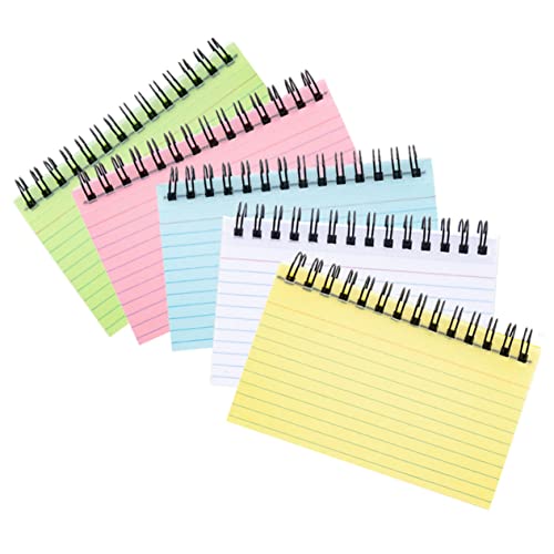 Operitacx 5 Stück Kleinspiral Notizblock Memo Pads Gelb Grün und Tragbares Abreißbares Notizbuch für Schule Büro und Alltag Operitacx 5 Stück Kleinspiral Notizblock Memo Pads Gelb Grün und Tragbares Abreißbares Notizbuch für Schule Büro und Alltag von Operitacx