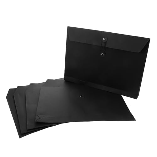 Operitacx 5 Stück Kraftpapier Dokumentenmappe Aktenumschläge mit Druckknopfverschluss Robuste Aufbewahrung für Büro Meetings und Geschäftsreisen Operitacx 5 Stück Kraftpapier Dokumentenmappe Aktenumschläge mit Druckknopfverschluss Robuste Aufbewahrung für Büro Meetings und Geschäftsreisen von Operitacx