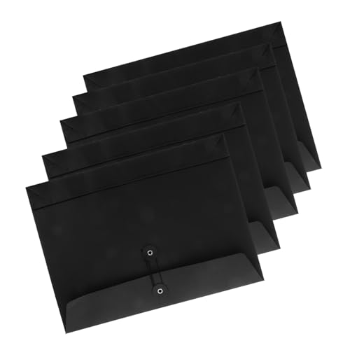 Operitacx 5 Stück Kraftpapier Dokumentenumschläge Robuste Aufbewahrungstaschen für Büro und Alltag Design Vielseitig Einsetzbar für Dokumente von Operitacx