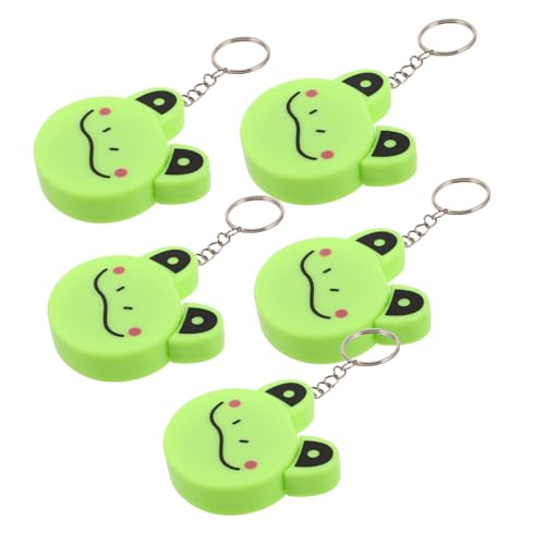 Operitacx 5 Stück Maßband mit Frosch-Motiv Weiches Flexibles Bandmaß mit Automatischer Rückziehfunktion Schlüsselanhänger für Nähen Stoff Körpermessungen Operitacx 5 Stück Maßband mit Frosch-Motiv Weiches Flexibles Bandmaß mit Automatischer Rückziehfunktion Schlüsselanhänger für Nähen Stoff Körpermessungen von Operitacx