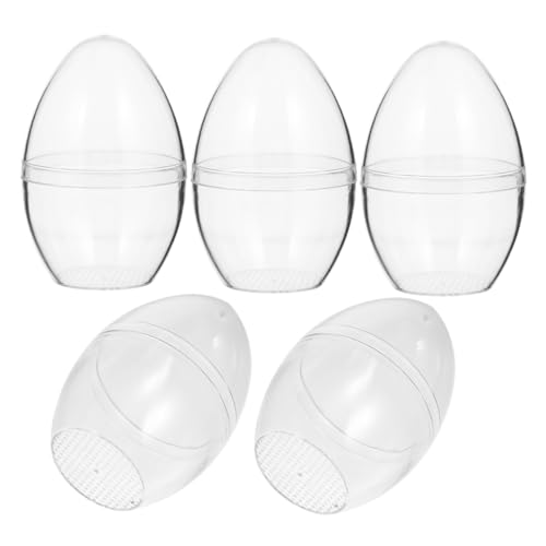 Operitacx 5 Stück Ostern transparente Eierball Klare Plastik -füllbare Eier Clear Kugeln Plastik Klare Eier zum Füllen leeres hängende Plastikeier durchsichtige Plastikkugeln Operitacx 5 Stück Ostern transparente Eierball Klare Plastik -füllbare Eier Clear Kugeln Plastik Klare Eier zum Füllen leeres hängende Plastikeier durchsichtige Plastikkugeln von Operitacx