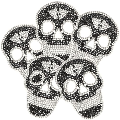 Operitacx 5 Stück -Patches Strass-Aufnäher Zum Aufbügeln Gestickte Applikationen Für Kleidung Jacken Hüte Taschen Jeans Und T-Shirts Operitacx 5 Stück -Patches Strass-Aufnäher Zum Aufbügeln Gestickte Applikationen Für Kleidung Jacken Hüte Taschen Jeans Und T-Shirts von Operitacx