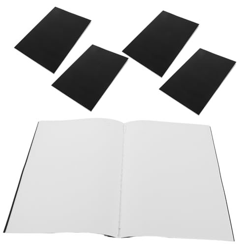 Operitacx 5 Stück Skizzenbuch mit Leeren Kraftpapier Cover für Künstler Reisen Schule und Büro Vielseitig Einsetzbar Robust und Diy Freundlich von Operitacx