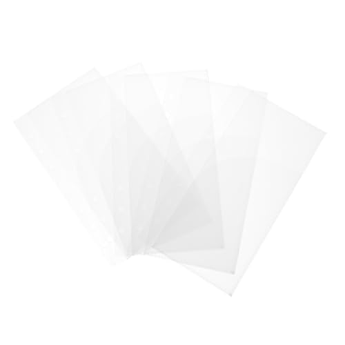 Operitacx 5 Stück Teiliges Binder Pouches aus Langlebigem PP Budget Taschen für Lose Transparent Vielseitig für Karten Quittungen und Notizen Passend für Ringordner Organizer Operitacx 5 Stück Teiliges Binder Pouches aus Langlebigem PP Budget Taschen für Lose Transparent Vielseitig für Karten Quittungen und Notizen Passend für Ringordner Organizer von Operitacx