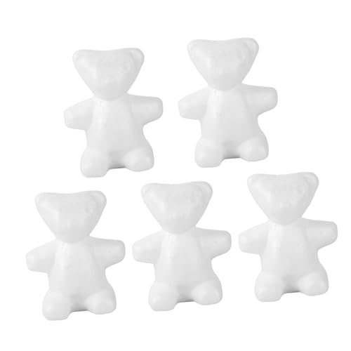 Operitacx 5 Stück Teiliges DIY Bären Ornament für Unfertige Bastelmaterialien Leichtem Hochwertigem für Kreative Dekorationen und Persönliche Operitacx 5 Stück Teiliges DIY Bären Ornament für Unfertige Bastelmaterialien Leichtem Hochwertigem für Kreative Dekorationen und Persönliche von Operitacx
