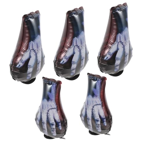 Operitacx 5 Stück Teiliges Dekorative Ghost Hands Folienballons Gruselige Muster für Halloween und Geburtstagsfeiern Einfache Handhabung Auffällige Partydekoration für Kindergeburtstag und Operitacx 5 Stück Teiliges Dekorative Ghost Hands Folienballons Gruselige Muster für Halloween und Geburtstagsfeiern Einfache Handhabung Auffällige Partydekoration für Kindergeburtstag und von Operitacx