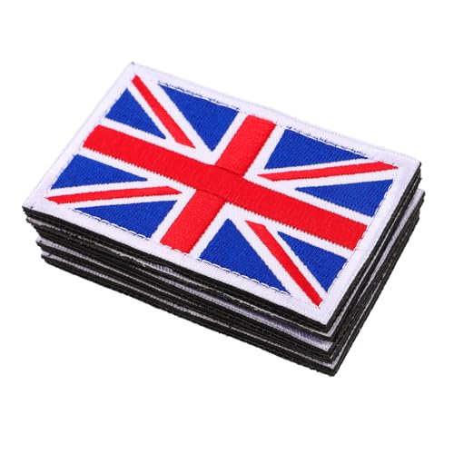 Operitacx 5 Stück Teiliges Handbestickte Uk Flaggen Aufnäher für Kleidung Hüte Rucksäcke Langlebige Stoffpatches mit Leuchtenden Farben und Vielseitiger Anwendung Operitacx 5 Stück Teiliges Handbestickte Uk Flaggen Aufnäher für Kleidung Hüte Rucksäcke Langlebige Stoffpatches mit Leuchtenden Farben und Vielseitiger Anwendung von Operitacx
