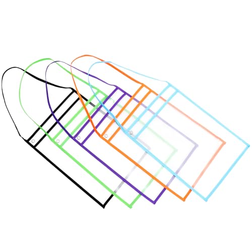 Operitacx 5 Stück Teiliges Handheld Dokumententaschen Transparente Aufbewahrungstaschen mit Reißverschluss für Büro Schule und Zuhause Praktische und Stilvolle Lösung für Dokumente und von Operitacx