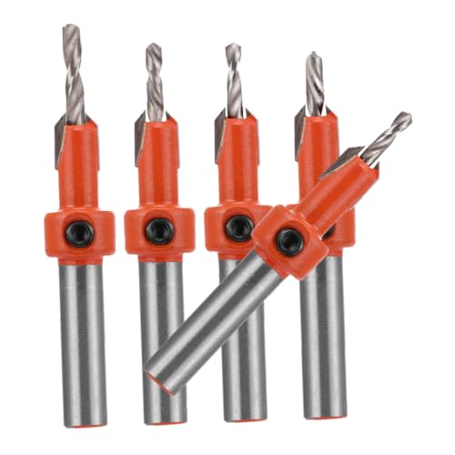 Operitacx 5 Stück Teiliges Hartmetall Senkbohrer Set für Holz Präziser Stufenbohrer mit Selbstschneidefunktion Effizientes Holzsenkbohrer Set für Professionelle und DIY Holzarbeiten Operitacx 5 Stück Teiliges Hartmetall Senkbohrer Set für Holz Präziser Stufenbohrer mit Selbstschneidefunktion Effizientes Holzsenkbohrer Set für Professionelle und DIY Holzarbeiten von Operitacx