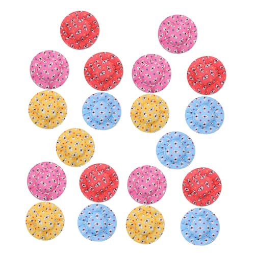 Operitacx 5 Stück Teiliges Mini Stoffhut Bunte Kleine DIY Puppenhüte Kreative Handwerksdekoration Langlebige Mini Top Hats für Puppenzubehör und Bastelprojekte von Operitacx