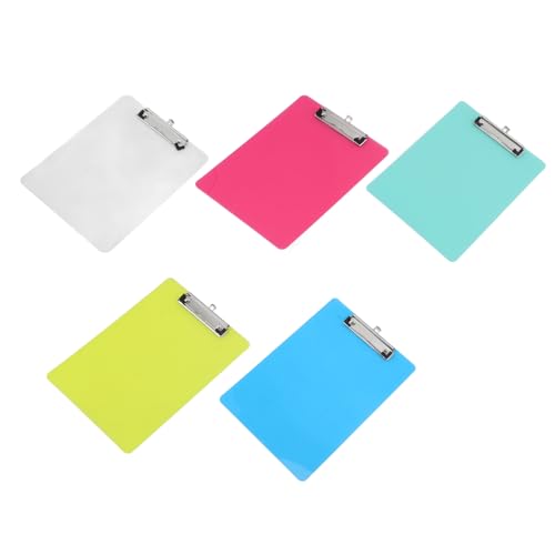 Operitacx 5 Stück Teiliges Schreibunterlagen mit Clips Vielseitige Clipboard für Büro und Schule Schützt Dokumente und Bietet Schreibunterstützung Operitacx 5 Stück Teiliges Schreibunterlagen mit Clips Vielseitige Clipboard für Büro und Schule Schützt Dokumente und Bietet Schreibunterstützung von Operitacx
