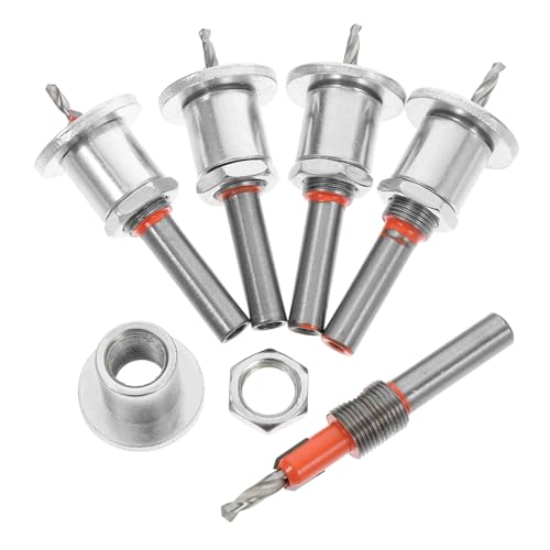 Operitacx 5 Stück Teiliges Senkbohrer Set mit Tiefenanschlag Präzise Holzbohrer aus Hochkohlenstoffstahl Verschleißfest für Spanplatte Sperrholz Hartholz und Weichholz Benutzerfreundlich und Operitacx 5 Stück Teiliges Senkbohrer Set mit Tiefenanschlag Präzise Holzbohrer aus Hochkohlenstoffstahl Verschleißfest für Spanplatte Sperrholz Hartholz und Weichholz Benutzerfreundlich und von Operitacx