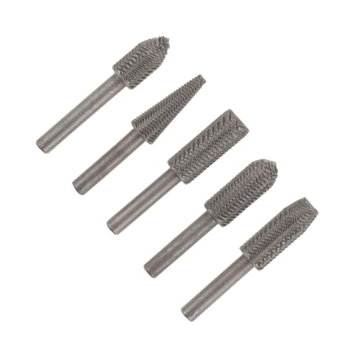 Operitacx 5 Stück Teiliges Set Stahl Rotationsfeilen Vielseitiges Fräswerkzeug für Metallbearbeitung für Gravur Schneiden und Entgraten Einfach zu Bedienen Operitacx 5 Stück Teiliges Set Stahl Rotationsfeilen Vielseitiges Fräswerkzeug für Metallbearbeitung für Gravur Schneiden und Entgraten Einfach zu Bedienen von Operitacx