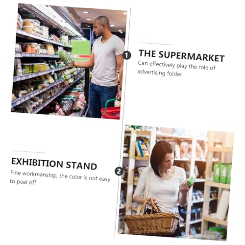 Operitacx 5 Stück Teiliges Verstellbares Kunststoff Schild Display Clip Drehbare Werbeclip Halterung für Preisschilder und Etiketten Vielseitig Einsetzbar im Supermarkt Büro Zufällige Farbe Operitacx 5 Stück Teiliges Verstellbares Kunststoff Schild Display Clip Drehbare Werbeclip Halterung für Preisschilder und Etiketten Vielseitig Einsetzbar im Supermarkt Büro Zufällige Farbe von Operitacx