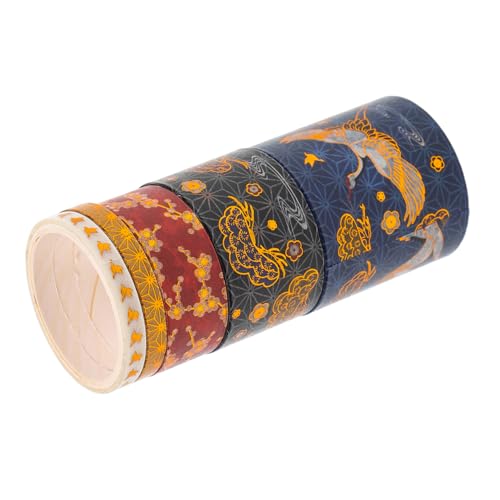Operitacx 5 Stück Teiliges Vintage Washi Tape Dekoratives Klebeband für Diy Scrapbooking Tagebuch und Zufällige Muster für Kreative Mädchen Operitacx 5 Stück Teiliges Vintage Washi Tape Dekoratives Klebeband für Diy Scrapbooking Tagebuch und Zufällige Muster für Kreative Mädchen von Operitacx