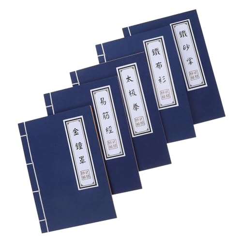 Operitacx 5 Stück Teiliges Vintage Wuxia Notizbuch mit Hardcover Traditionell Liniertes Kraftpapier Leere Blätter Stabiles Fadenheftung Design als Kung-fu Tagebuch Cosplay Requisite und Operitacx 5 Stück Teiliges Vintage Wuxia Notizbuch mit Hardcover Traditionell Liniertes Kraftpapier Leere Blätter Stabiles Fadenheftung Design als Kung-fu Tagebuch Cosplay Requisite und von Operitacx