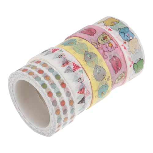 Operitacx 5 Stück Teiliges Washi Tape Bunte Japanische Klebebänder für Diy Projekte Handarbeit Notizbücher und Tagebücher Vielseitig Einsetzbar mit Verschiedenen Mustern Operitacx 5 Stück Teiliges Washi Tape Bunte Japanische Klebebänder für Diy Projekte Handarbeit Notizbücher und Tagebücher Vielseitig Einsetzbar mit Verschiedenen Mustern von Operitacx