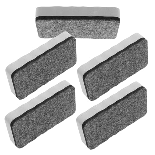 Operitacx 5 Stück Teiliges Whiteboard Radiergummi aus Langlebigem EVA Filz Magnetisch Wiederverwendbar für Lehrer und Büros Effektive von Whiteboards und Glatten Oberflächen von Operitacx