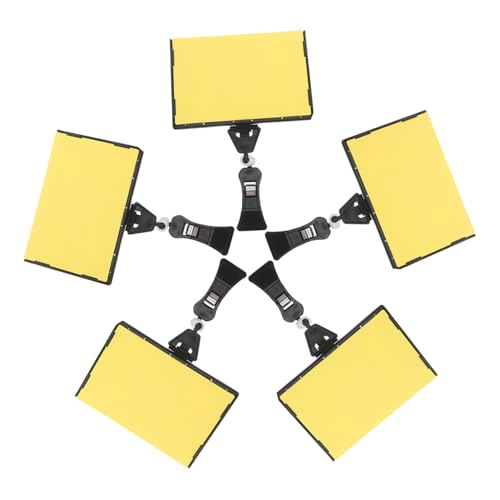 Operitacx 5 Stück Wisch bare Preis karte Warenzeichenhalter Preis Display -Ticker Tafelschild aus Kunststoff mit Clip beschreibbare Display-Etiketten drehbarer Displayclip Preisschild PVC von Operitacx