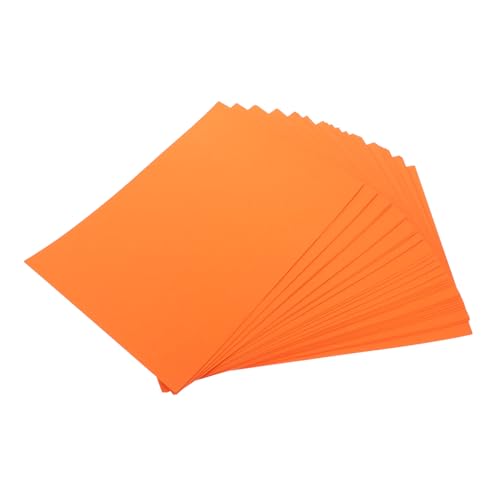 Operitacx 50 Blatt Farbiger Karton M² Orangefarbener Bastelkarton Starkes DIY Papier für Malen Kartenherstellung Scrapbooking Bastelpapier Robust und Reißfest Operitacx 50 Blatt Farbiger Karton M² Orangefarbener Bastelkarton Starkes DIY Papier für Malen Kartenherstellung Scrapbooking Bastelpapier Robust und Reißfest von Operitacx