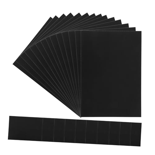 Operitacx 50 Blatt Schwarzes Bastelkarton Diy Origami Papier für Handwerk Malen Kreative Bastelarbeiten für Geburtstage Workshops Familienfreizeit und Schulprojekte von Operitacx