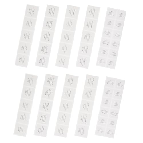 Operitacx 50 Blatt Teiliges Wasserdichter Kosmetik Flaschenetiketten Beschriftbare Aufkleber für Shampoo Conditioner Duschgel Lotion zur Kosmetischen Flaschenklassifizierung und von Operitacx