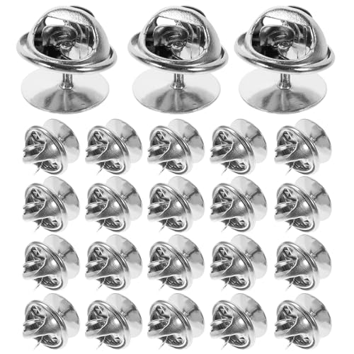 Operitacx Metall-Verschlussstift Rückseiten: 50 Sätze Schmetterling Pin Clutch - Pin-Backs-Bewahrer FüR Diy, Krawatten, Jacken, HüTe, Taschen, Namensschilder, Silber Operitacx Metall-Verschlussstift Rückseiten: 50 Sätze Schmetterling Pin Clutch - Pin-Backs-Bewahrer FüR Diy, Krawatten, Jacken, HüTe, Taschen, Namensschilder, Silber von Operitacx