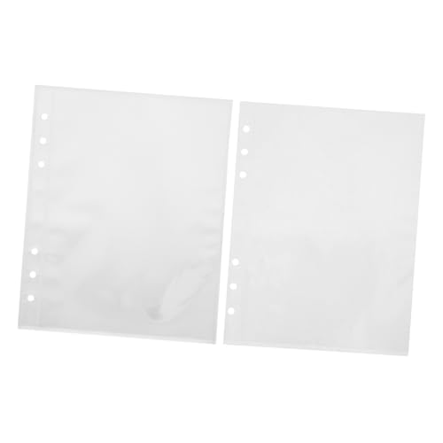 Operitacx 50 Stück Aufbewahrungstasche für Fotoalben lose BINDER -Teilen Schreibwaren Ärmel Einstecktaschen für Ordner im A5-Format Geldbeutel zum Füllen von Briefumschlägen pp Transparent Operitacx 50 Stück Aufbewahrungstasche für Fotoalben lose BINDER -Teilen Schreibwaren Ärmel Einstecktaschen für Ordner im A5-Format Geldbeutel zum Füllen von Briefumschlägen pp Transparent von Operitacx