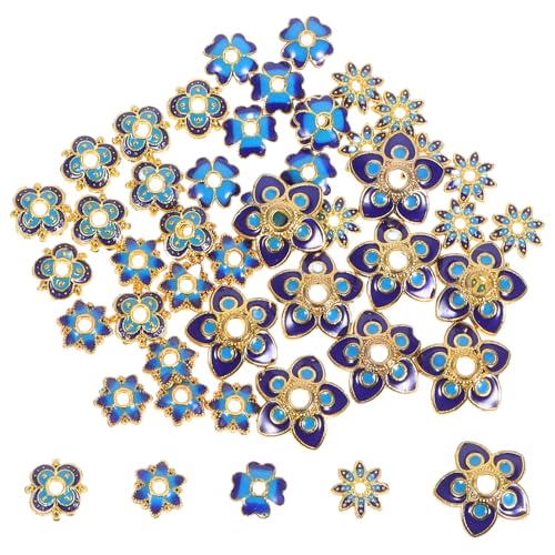 Operitacx 50 Stück Blumen Perlenkappen Ornamenthalter Metallperlen Endkappen Schmuckaufsätze Für Armbänder DIY Bastelarbeiten Schmuckherstellung Operitacx 50 Stück Blumen Perlenkappen Ornamenthalter Metallperlen Endkappen Schmuckaufsätze Für Armbänder DIY Bastelarbeiten Schmuckherstellung von Operitacx