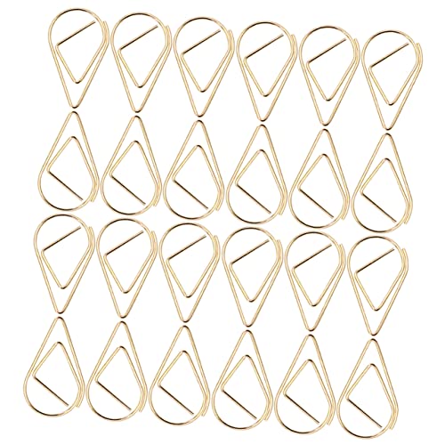 Operitacx 50 Stück Büroklammern aus Metall Mini Papierclips Kreative Büroklammern für DIY Lesezeichen Fotoalben Karten und Umschläge Goldfarben Operitacx 50 Stück Büroklammern aus Metall Mini Papierclips Kreative Büroklammern für DIY Lesezeichen Fotoalben Karten und Umschläge Goldfarben von Operitacx